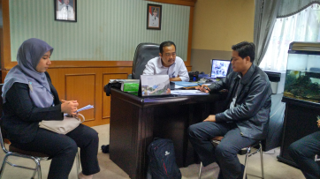 Indepth interview dengan Dinas Pertanian Kota Balikpapan dalam rangka Survei Evaluasi Kriteria UMKM Tahun 2017